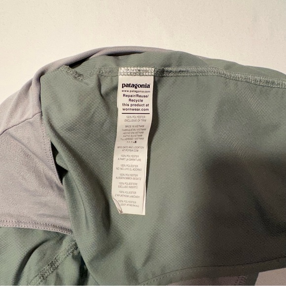 Patagonia Wonens Strider running Shorts 3 1/2 XS color sage green - Picture 3 of 10
